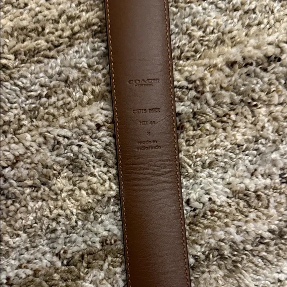 Brown and Gold Women's Belt - Picture 4 of 4